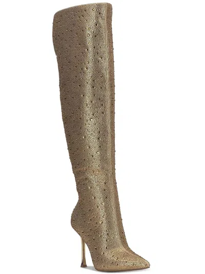 Inc International Concepts I. N.c. International Concepts Saveria Women's Gold Over The Knee Boots Lion213