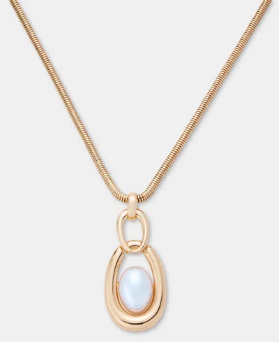 Inc International Concepts Imitation Pearl Open Pendant Necklace, 32-1/2" + 3" Extender, Macy's Exclusive In Pattern