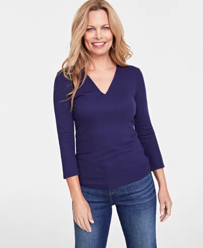 Inc International Concepts Inc Ribbed Top, Created For Macy's In Enchanted