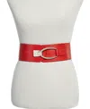 Inc International Concepts Interlocking-hook Stretch Belt, Created For Macy's In Red