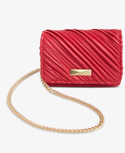Inc International Concepts Izzii Ruched Mini Bag, Macy's Exclusive In Red