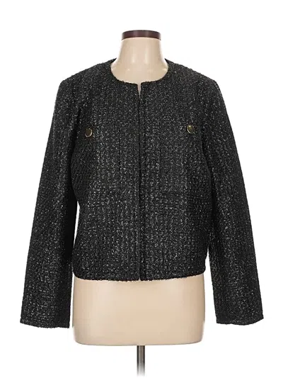 Pre-owned Inc International Concepts Jacket In Black