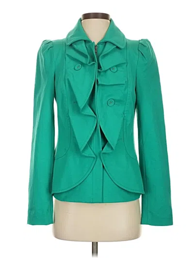 Pre-owned Inc International Concepts Jacket In Green