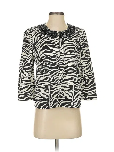 Pre-owned Inc International Concepts Jacket In White