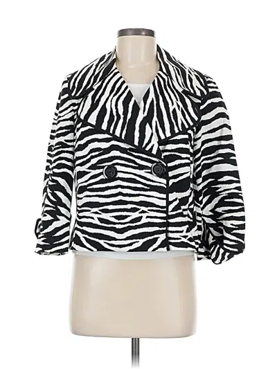 Pre-owned Inc International Concepts Jacket In White