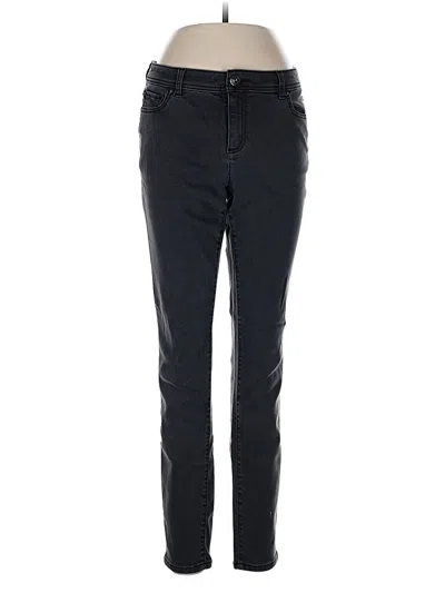 Pre-owned Inc International Concepts Jeans In Black