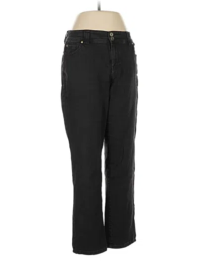 Pre-owned Inc International Concepts Jeans In Black