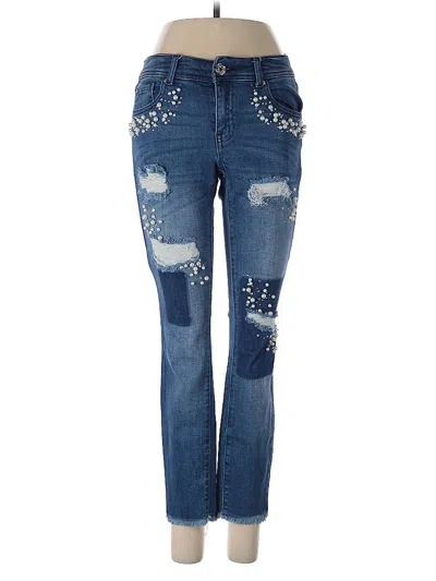 Pre-owned Inc International Concepts Jeans In Blue