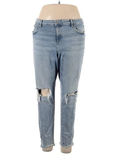 Pre-owned Inc International Concepts Jeans In Blue