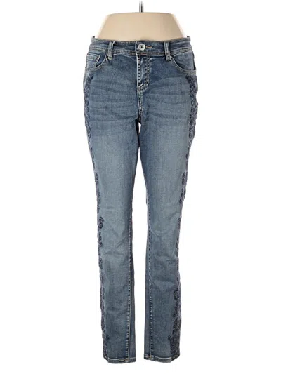 Pre-owned Inc International Concepts Jeans In Blue