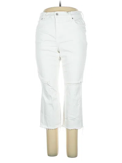 Pre-owned Inc International Concepts Jeans In White