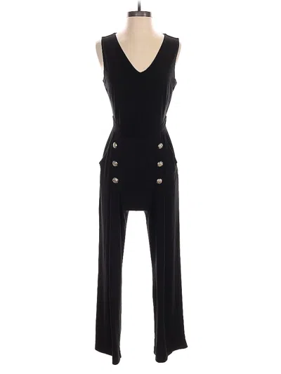 Pre-owned Inc International Concepts Jumpsuit In Black