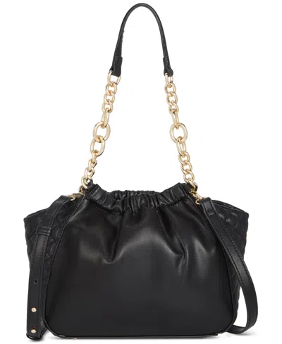 Inc International Concepts Kemah Chain Medium Satchel, Created For Macy's In Black