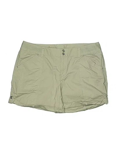 Pre-owned Inc International Concepts Khaki Shorts In Green