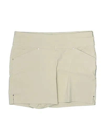 Pre-owned Inc International Concepts Khaki Shorts In White