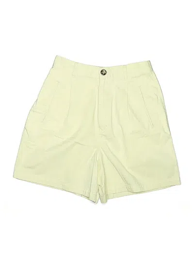 Pre-owned Inc International Concepts Khaki Shorts In Yellow