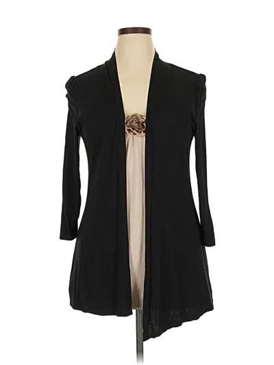 Pre-owned Inc International Concepts Kimono In Black