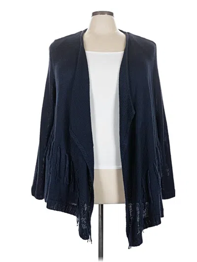 Pre-owned Inc International Concepts Kimono In Blue