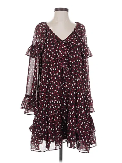 Pre-owned Inc International Concepts Kimono In Burgundy