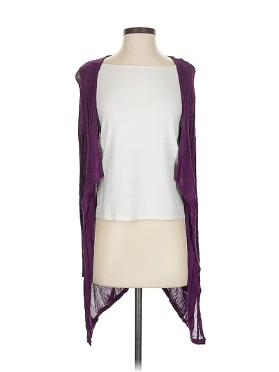 Pre-owned Inc International Concepts Kimono In Purple