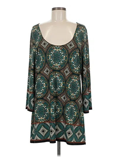 Pre-owned Inc International Concepts Kimono In Teal