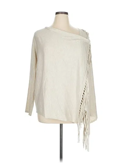 Pre-owned Inc International Concepts Kimono In White