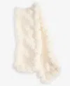 Inc International Concepts Knit Muffler With Faux Fur Trim, Macy's Exclusive In Neutral