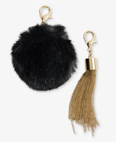 Inc International Concepts Krayaa Faux-fur Dangle Box Set, Macy's Exclusive In Black