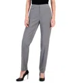 Inc International Concepts L-pocket Straight-leg Pants, Petite And Petite Short, Created For Macy's In Medium Heather Grey