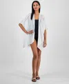 Inc International Concepts Lace-inset Topper, Exclusively At Macy's In White