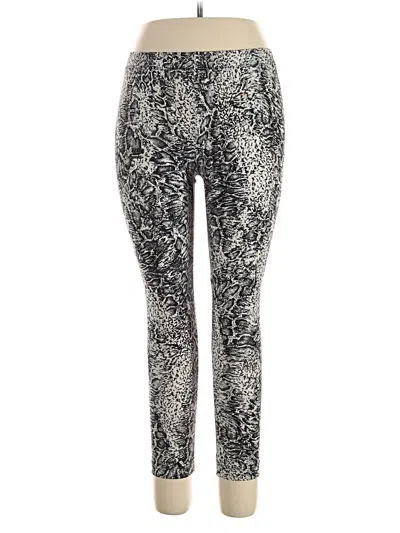 Pre-owned Inc International Concepts Leggings In Silver