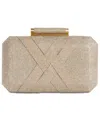 Inc International Concepts Lindsayy Xx Lurex Clutch, Created For Macy's In Gold,gold