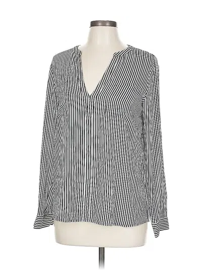 Inc International Concepts Long Sleeve Blouse In Gray