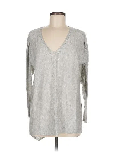 Pre-owned Inc International Concepts Long Sleeve T-shirt In Gray