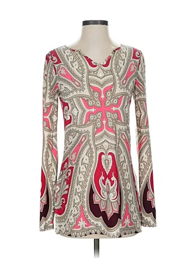 Pre-owned Inc International Concepts Long Sleeve T-shirt In Pink