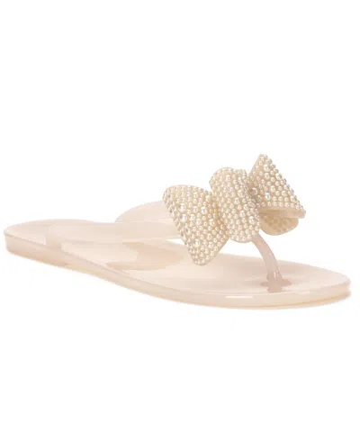 Inc International Concepts Madena Bow Jelly Sandals, Created For Macy's In White