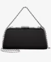 Inc International Concepts Matte Satin Clutch, Exclusively At Macy's In Black