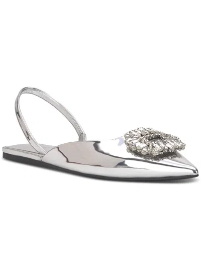 Inc International Concepts Melicity Flats Women's Silver Slingback Zpo3894