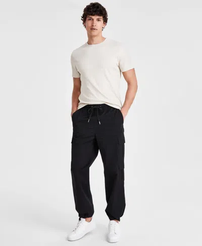 Inc International Concepts Men's Marco Cargo Pants, Created For Macy's In Deep Black