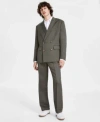 INC INTERNATIONAL CONCEPTS MENS LINEN DOUBLE BREASTED SUIT CREATED FOR MACYS