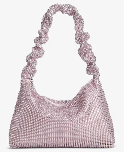 Inc International Concepts Mesh Scrunch Handle Bag, Exclusively At Macy's In Pink Dogwo