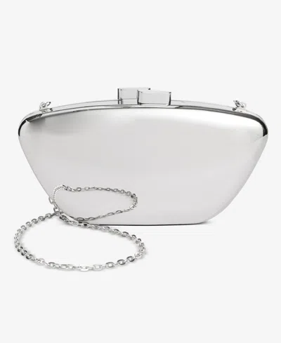 Inc International Concepts Minaudiere Metallic Small Clutch Handbag, Macy's Exclusive In Gold