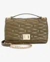 Inc International Concepts Mini Ajae Quilted Crossbody, Exclusively At Macy's In Green