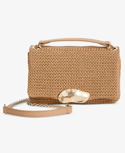 Inc International Concepts Mini Ajae Straw Crossbody, Exclusively At Macy's