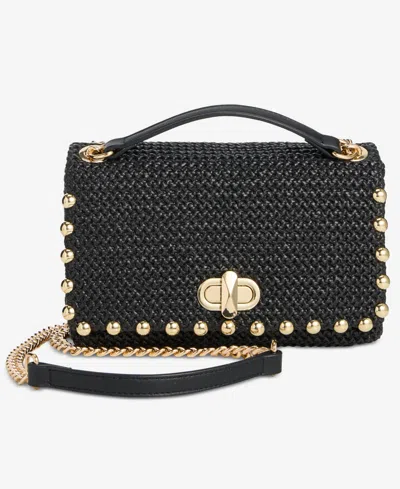 Inc International Concepts Mini Ajae Studded Crossbody, Exclusively At Macy's In Black