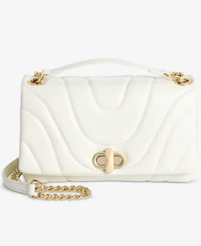 Inc International Concepts Mini Ajae Wave Quilt Crossbody Handbag, Macy's Exclusive In White