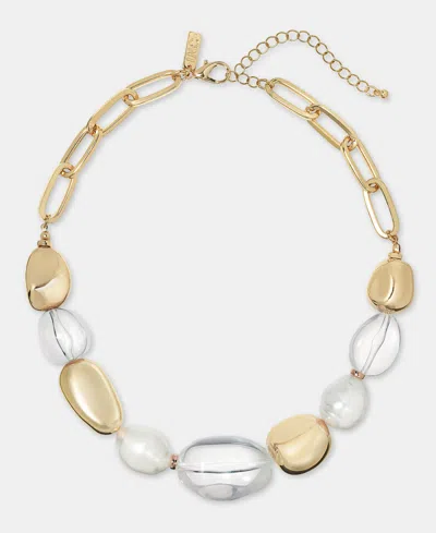 Inc International Concepts Mixed Bead Statement Necklace, 17" + 3" Extender, Macy's Exclusive In Multi