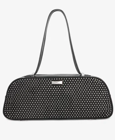 Inc International Concepts Nedda Quilted Satchel, Exclusively At Macy's In Black