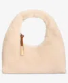 Inc International Concepts Nyrah Faux Fur Hobo Bag, Macy's Exclusive In Neutral