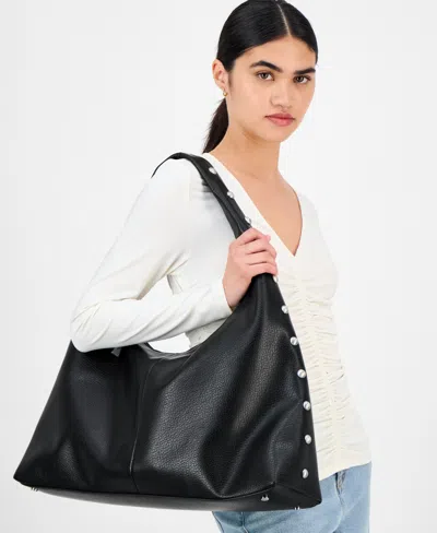 Inc International Concepts Nyrah Stud Large Hobo Bag, Exclusively At Macy's In Black